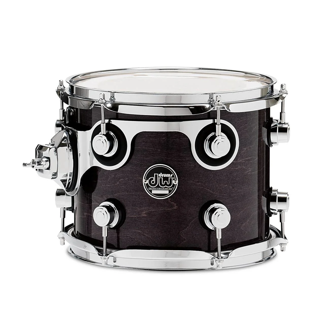 DW Performance Series 10x8 Rack Tom in Ebony Stain Lacquer - Image 2