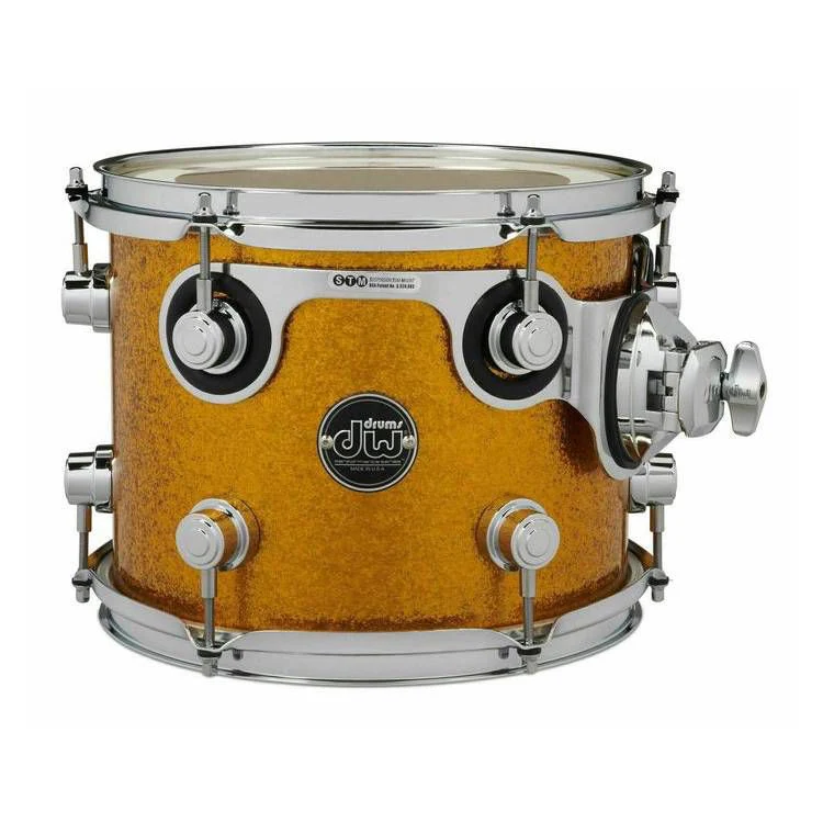 DW Performance Series 10x8 Rack Tom in Gold Sparkle Finish Ply