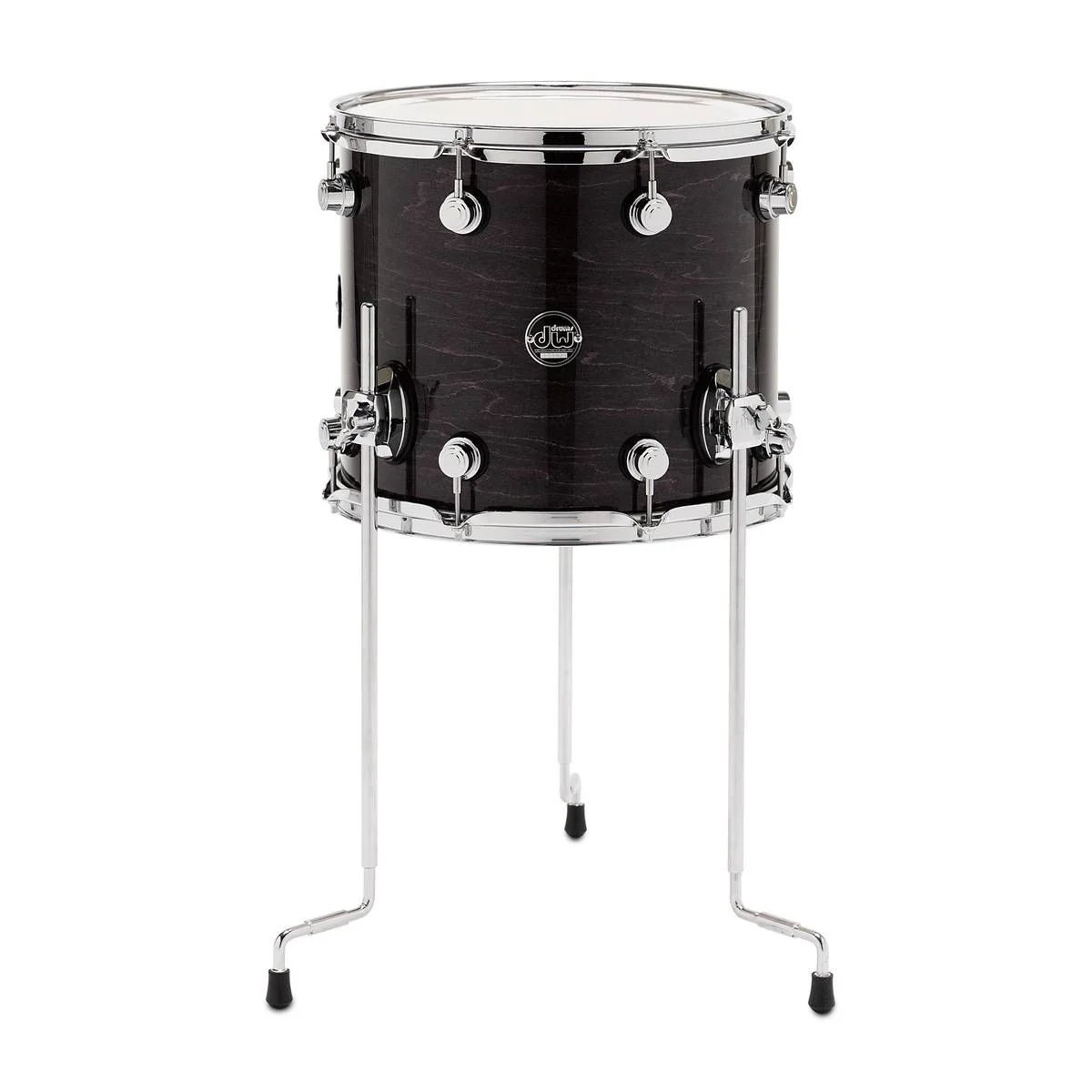 DW Performance Series 14x12 Floor Tom in Ebony Stain Lacquer - Image 2