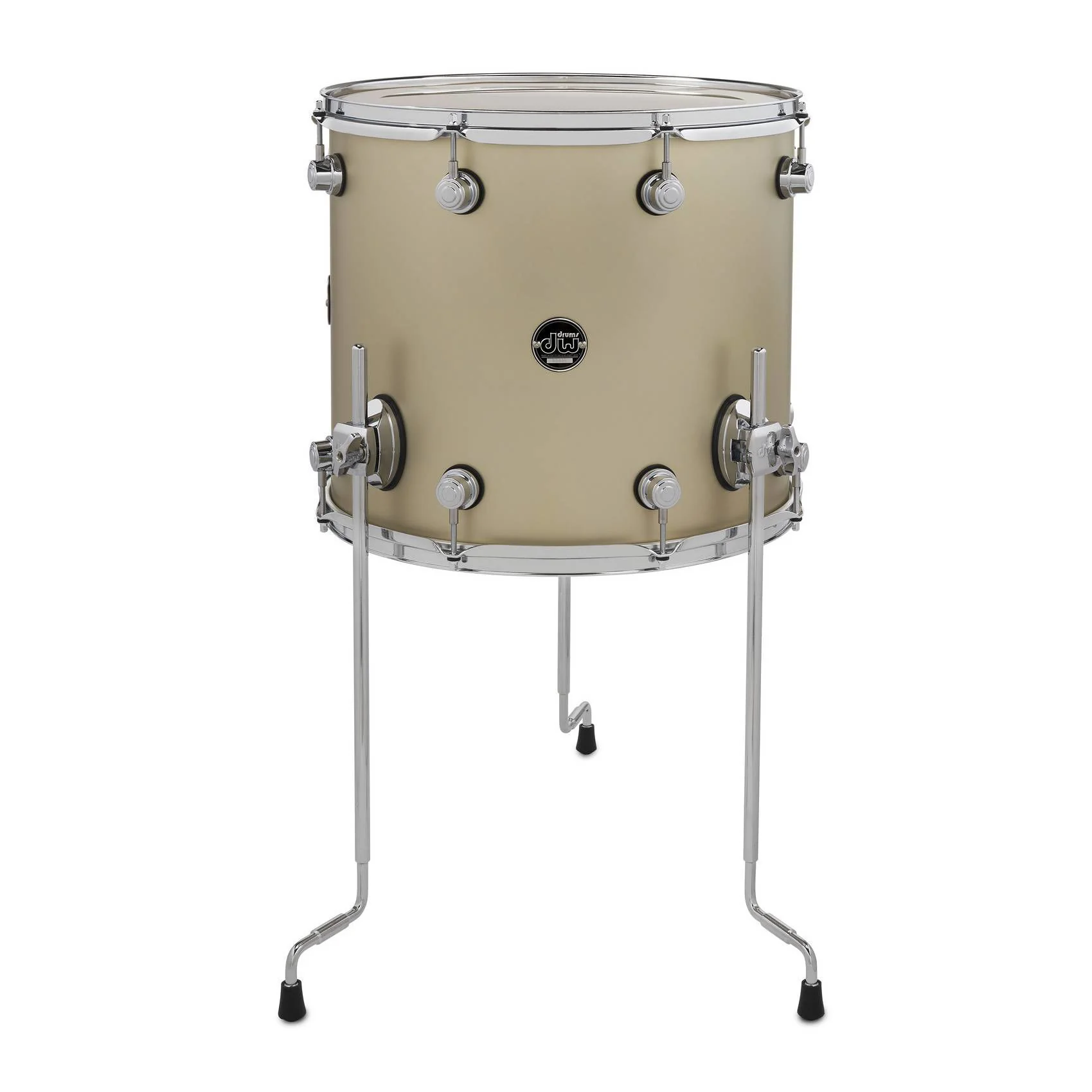DW Performance Series 14x12 Floor Tom in Gold Mist Hard Satin - Image 2