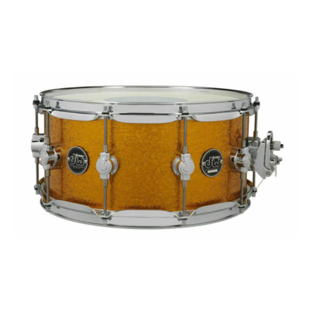 DW Performance Series 14x6.5 Snare Drum in Gold Sparkle Finish Ply - Image 2
