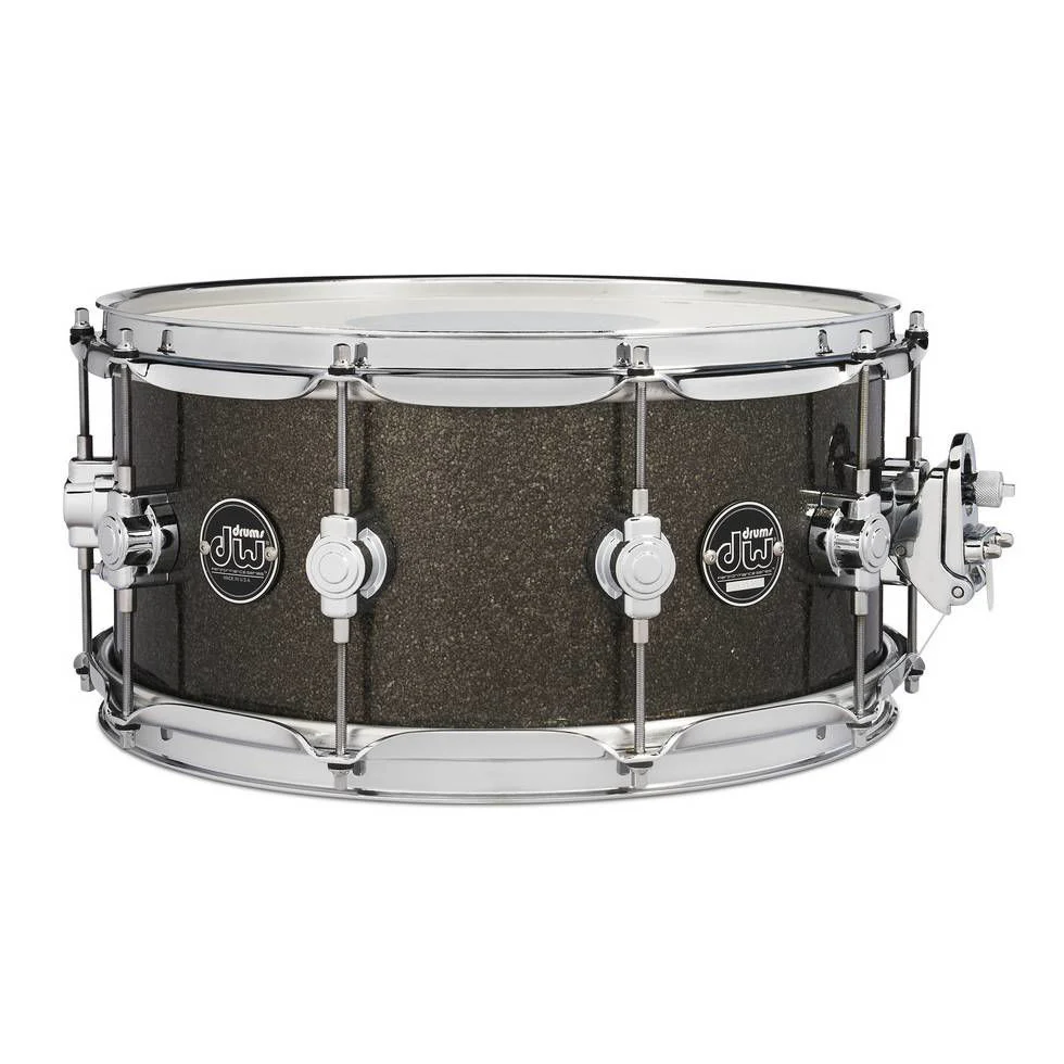 DW Performance Series 14x6.5 Snare Drum in Pewter Sparkle Finish Ply - Image 2