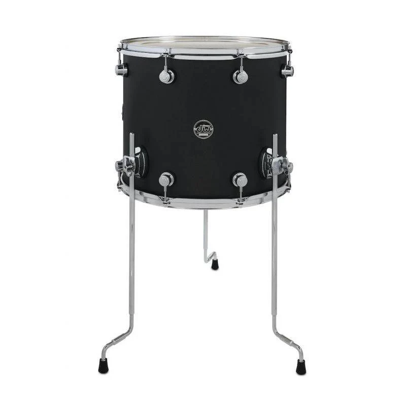 DW Performance Series 16x14 Floor Tom in Charcoal Metallic Hard Satin - Image 2