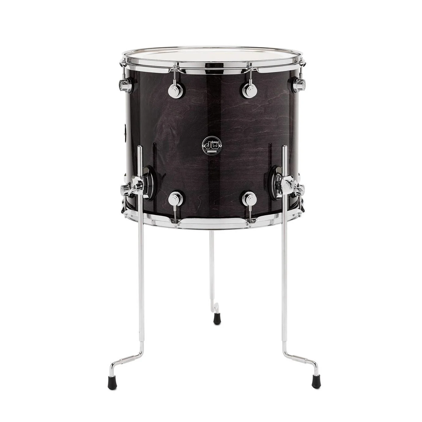 DW Performance Series 16x14 Floor Tom in Ebony Stain Lacquer - Image 2