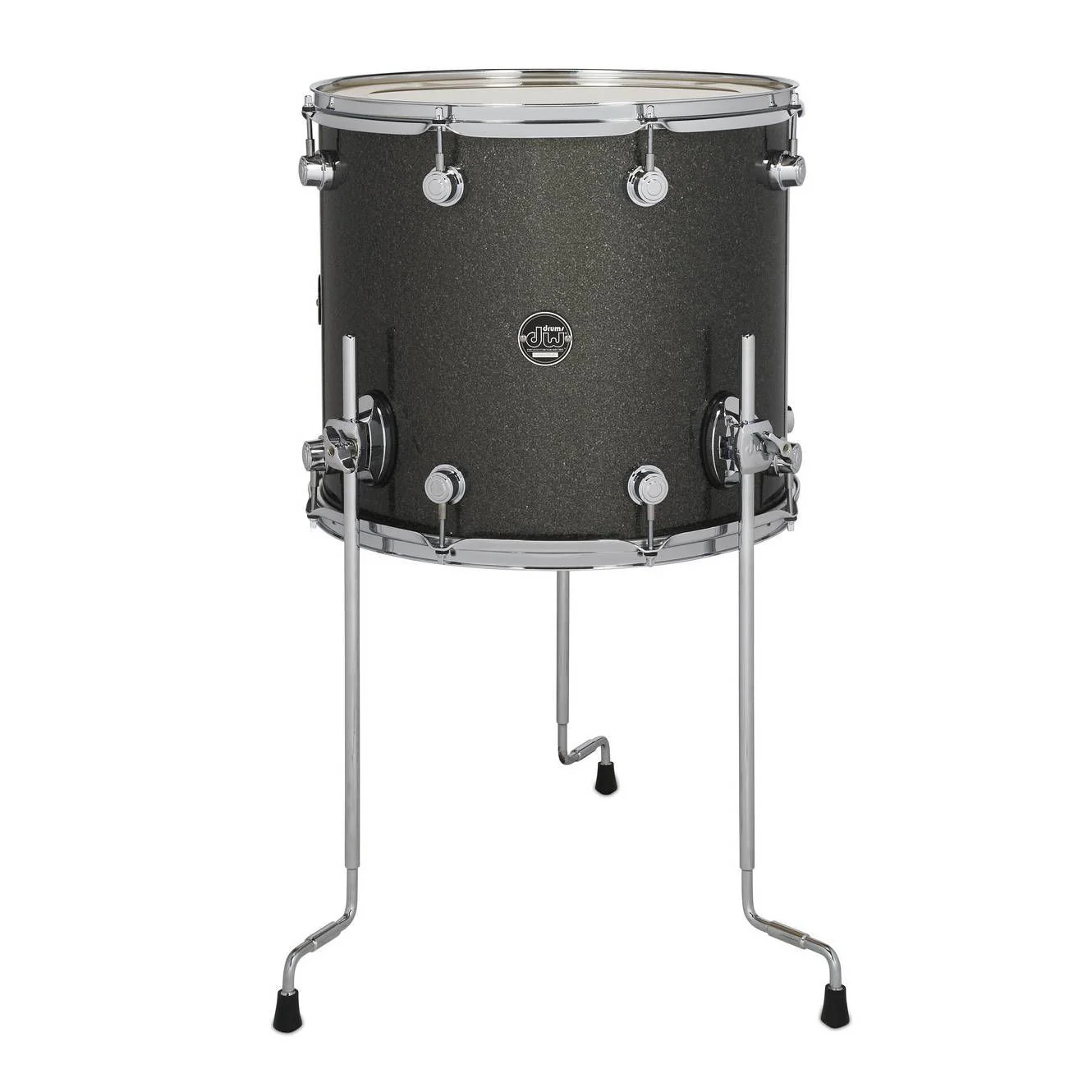 DW Performance Series 16x14 Floor Tom in Pewter Sparkle Finish Ply - Image 2