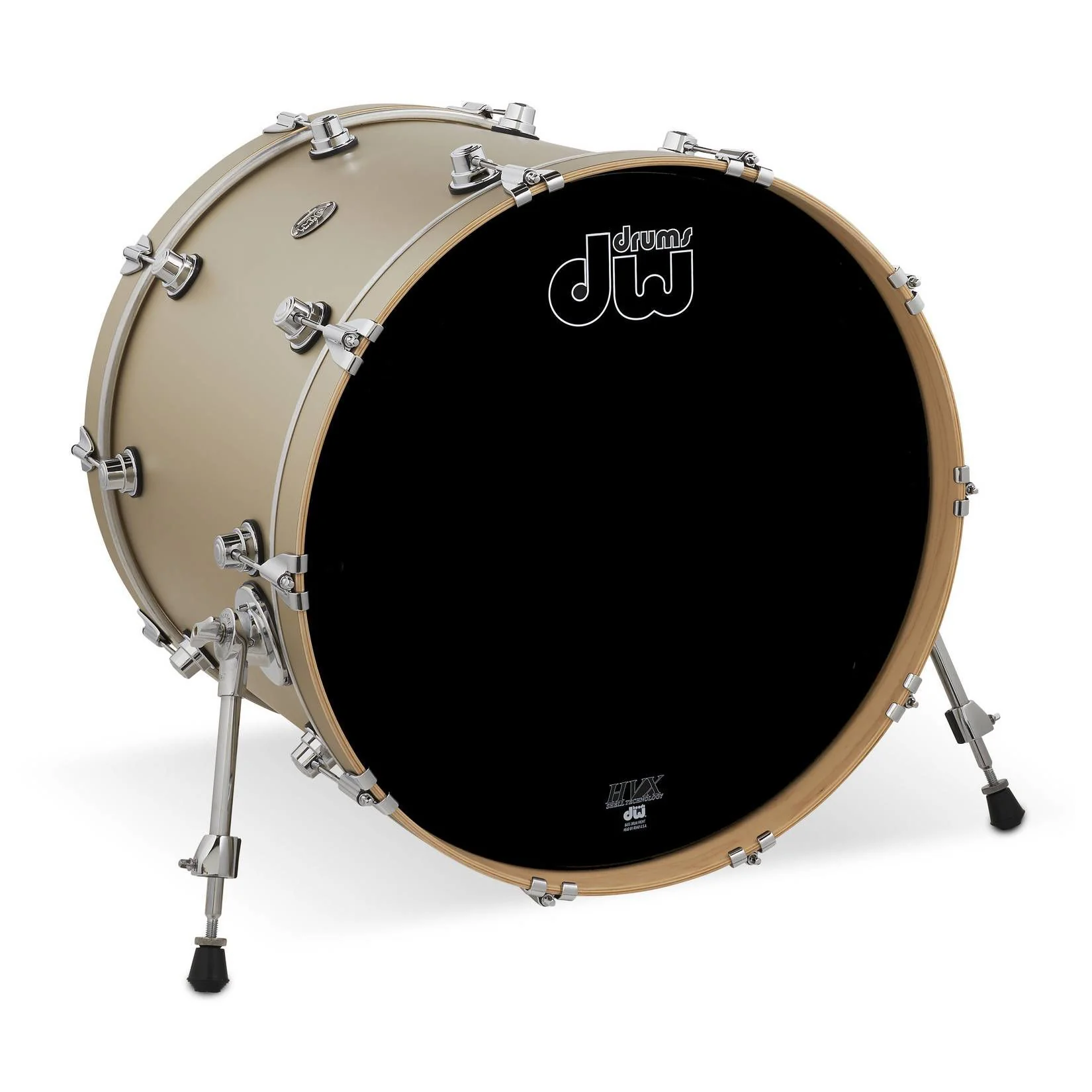DW Performance Series 22x18 Bass Drum in Gold Mist Hard Satin - Image 2