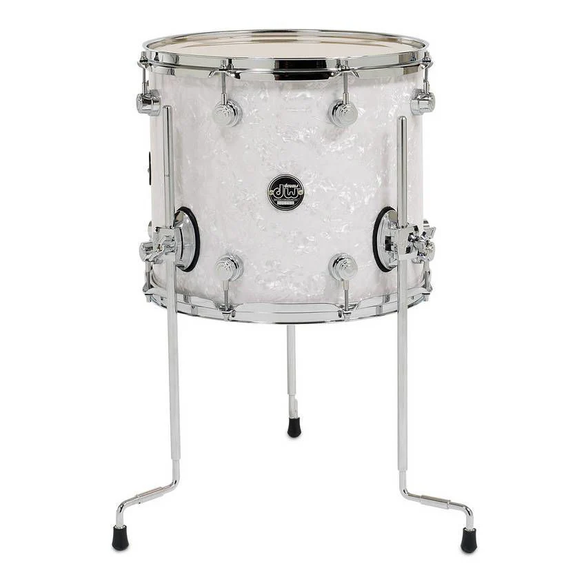 DW Performance Series Finish Ply 14 x 12 inch Floor Tom - White Marine - Image 2