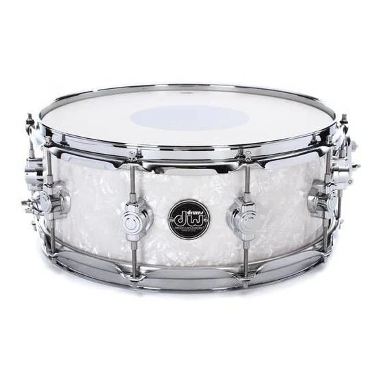 DW Performance Series Finish Ply 14 x 6.5 inch Snare Drum - White Marine - Image 2