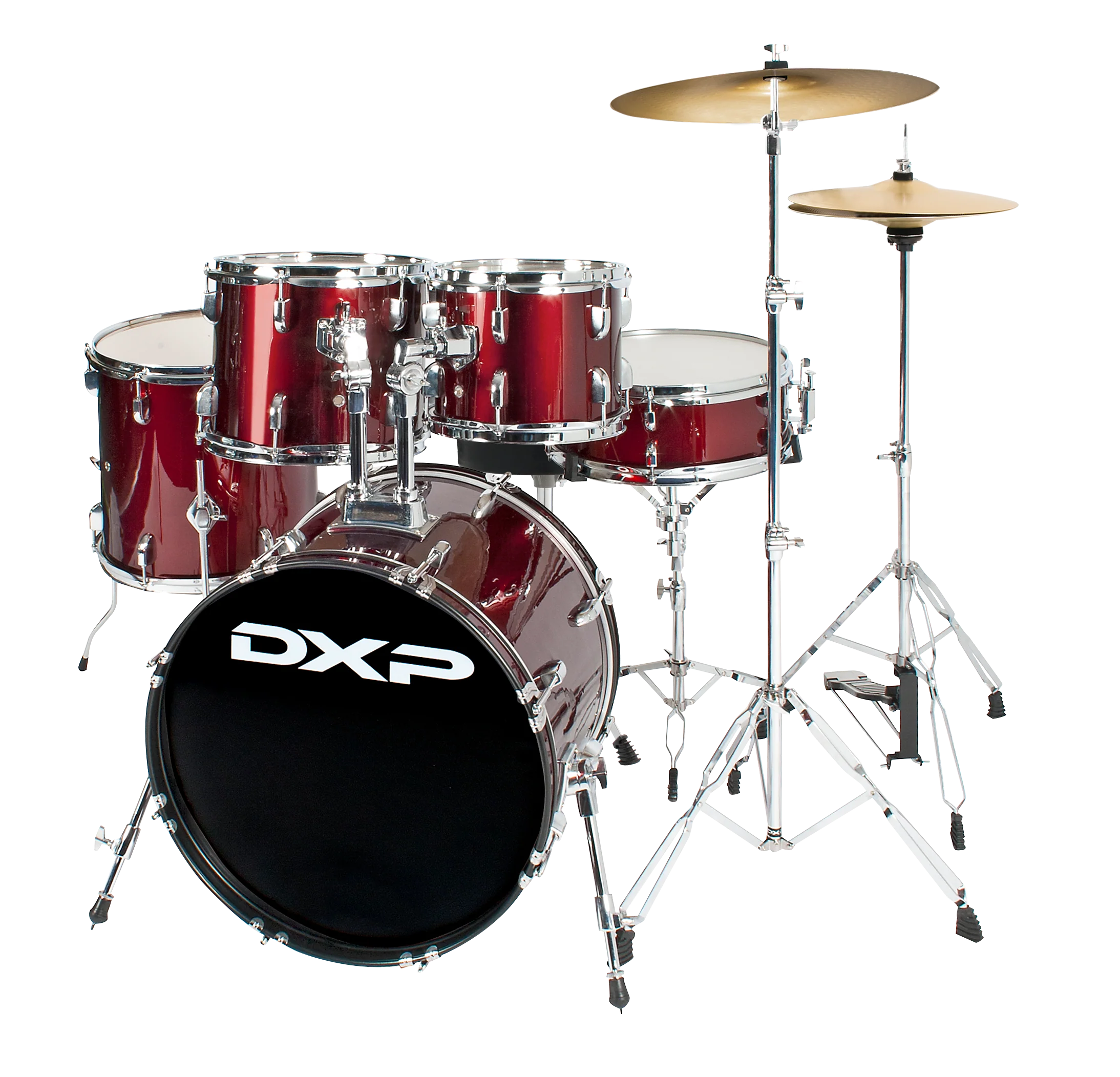 DXP Fusion 20 Drum Kit Package - Wine Red