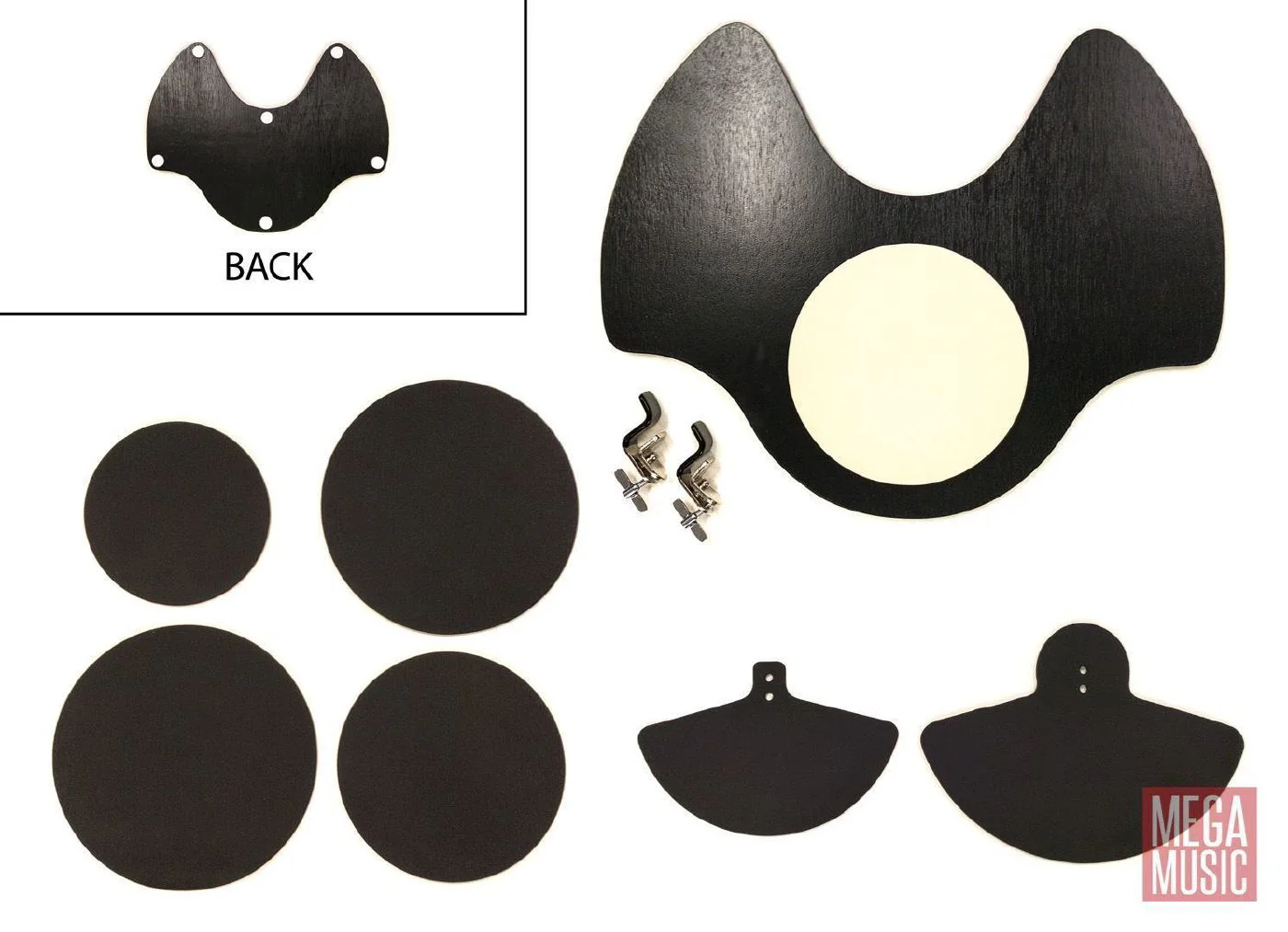DXP Fusion Drum Mutes Set - Image 2