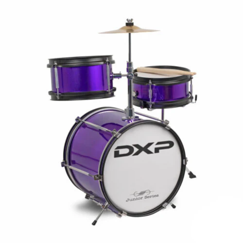DXP Junior Series 3-piece Drum Kit - Metallic Purple (TXJ3PL) - Image 3