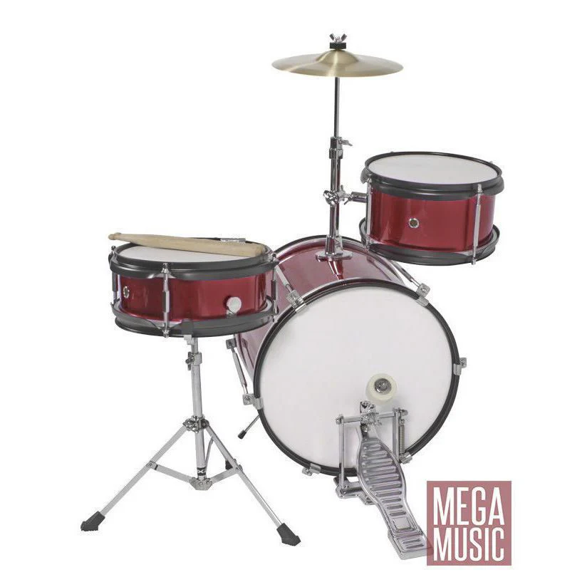 DXP Junior Series 3-piece Drum Kit - Wine Red (TXJ3WR) - Image 3