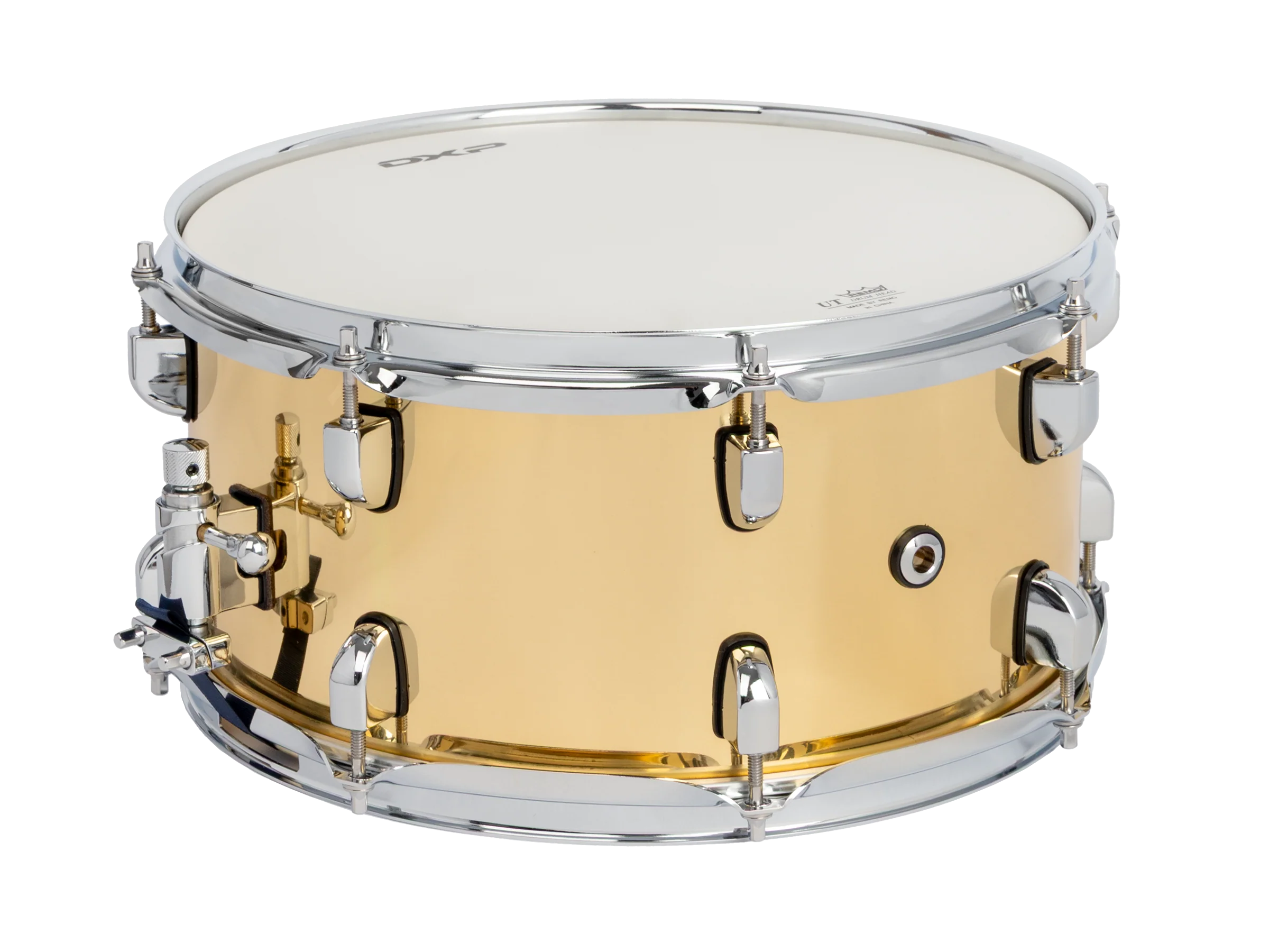 DXP Snare Drum 13x6.5 Beaded Smooth Brass Shell - Image 2