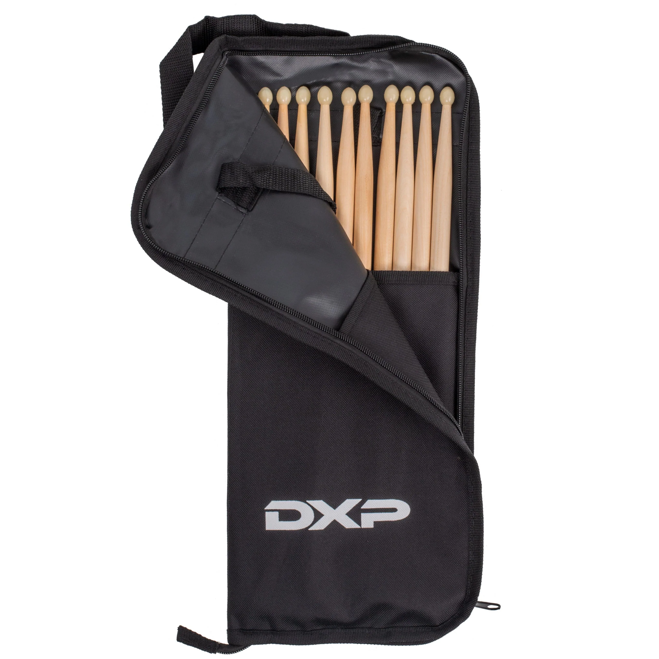 DXP TDK55AN Drumstick Bag with 5x Pairs of Drumsticks - 5A Nylon Tipped - Image 4