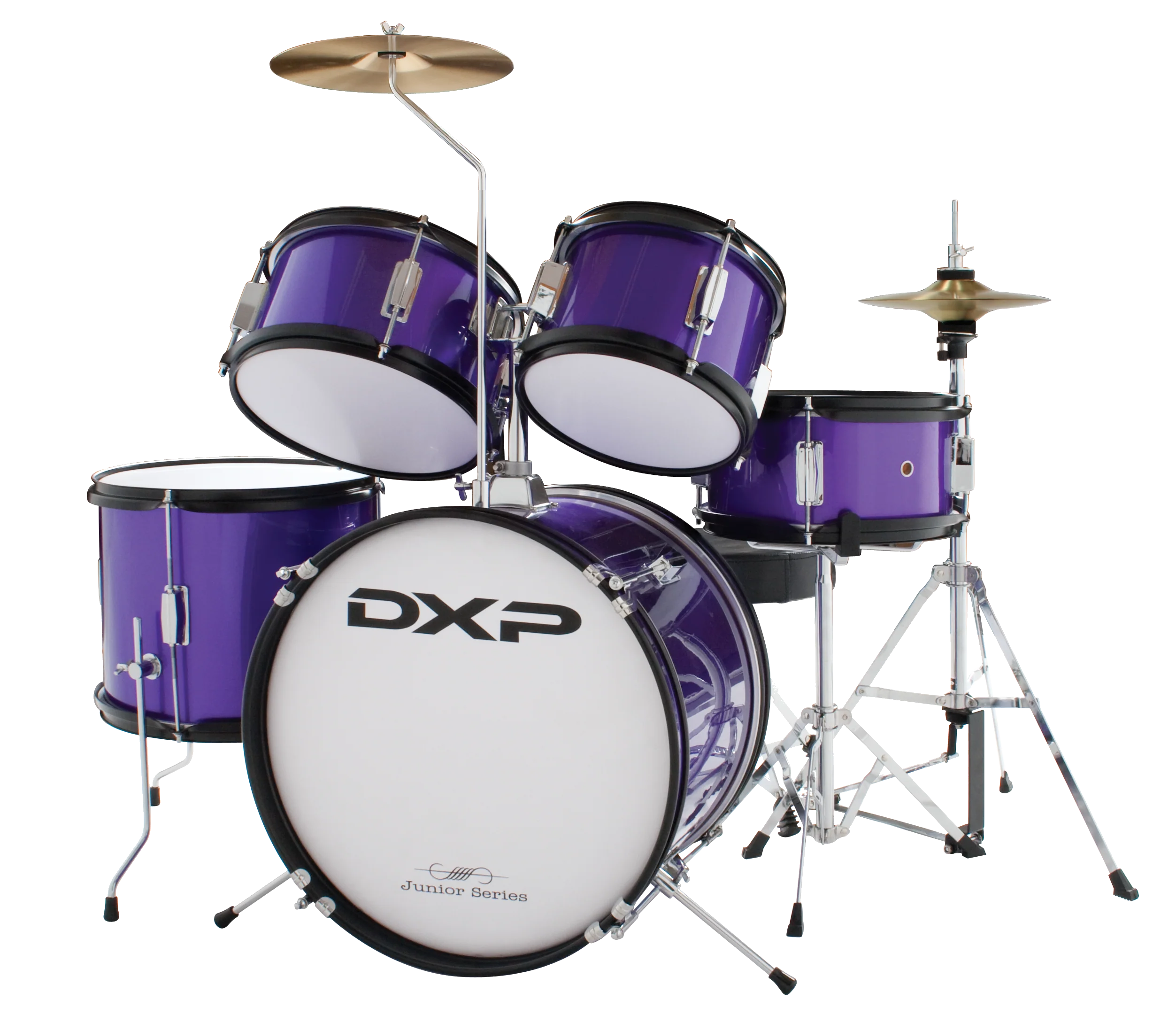 DXP TXJ5PL Junior Series 5-piece Drum Kit in Purple