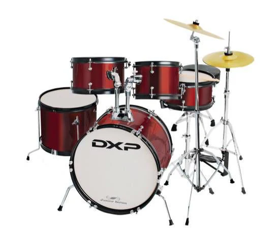 DXP TXJ7WR Junior Series 5-piece Drum Kit in Wine Red - Image 2