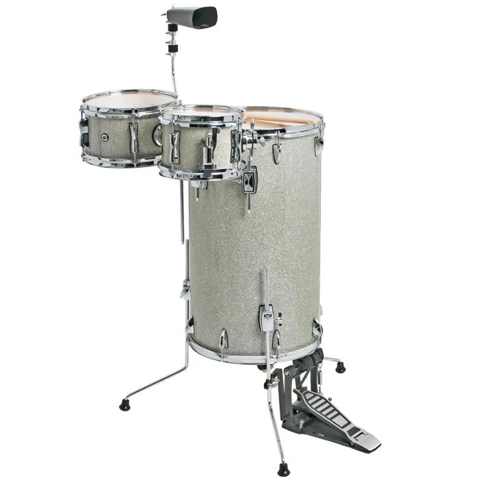 DXP TXP81SS Cocktail Percussion Kit Silver Sparkle - Image 3