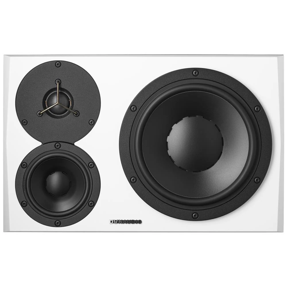 Dynaudio LYD-48W-L 8 inch 3 Way Nearfield/Midfield Studio Monitor Speaker - Left - White - Image 4
