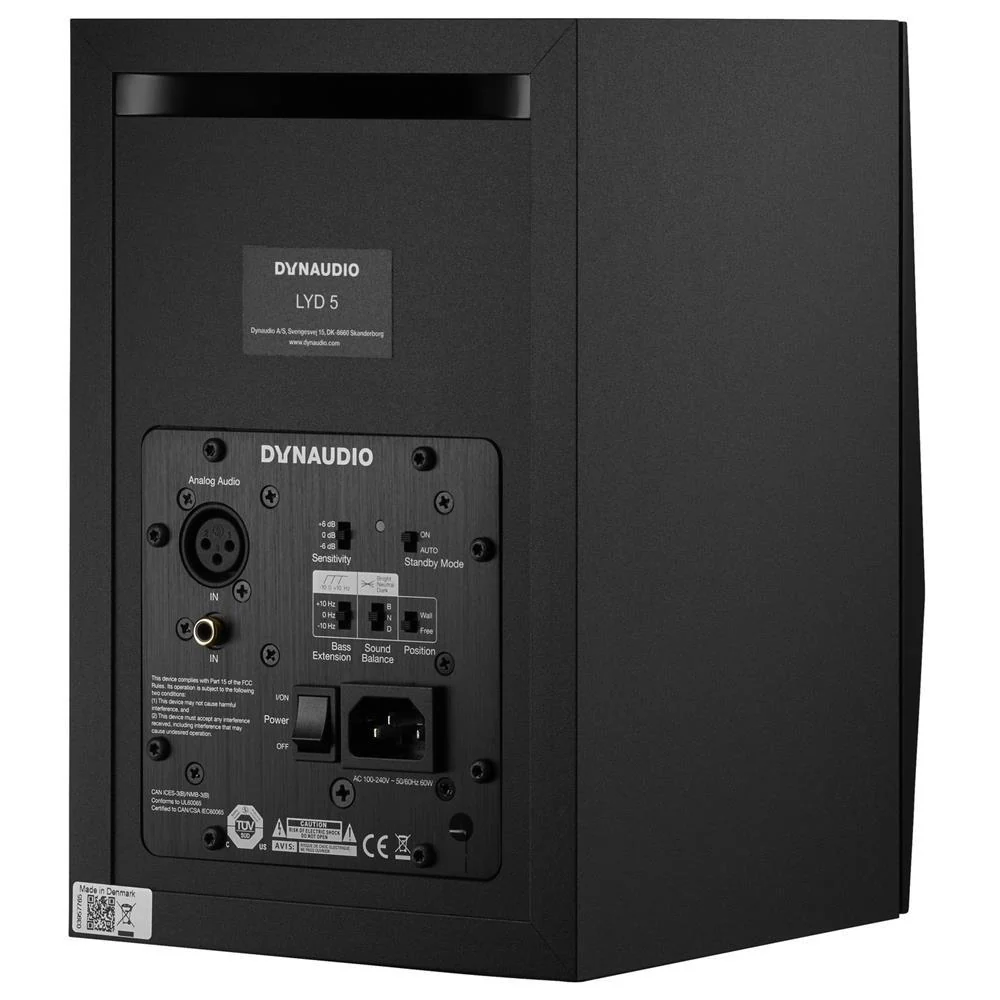 Dynaudio LYD 5 5 inch Nearfield Monitor - Black - Single - Image 4