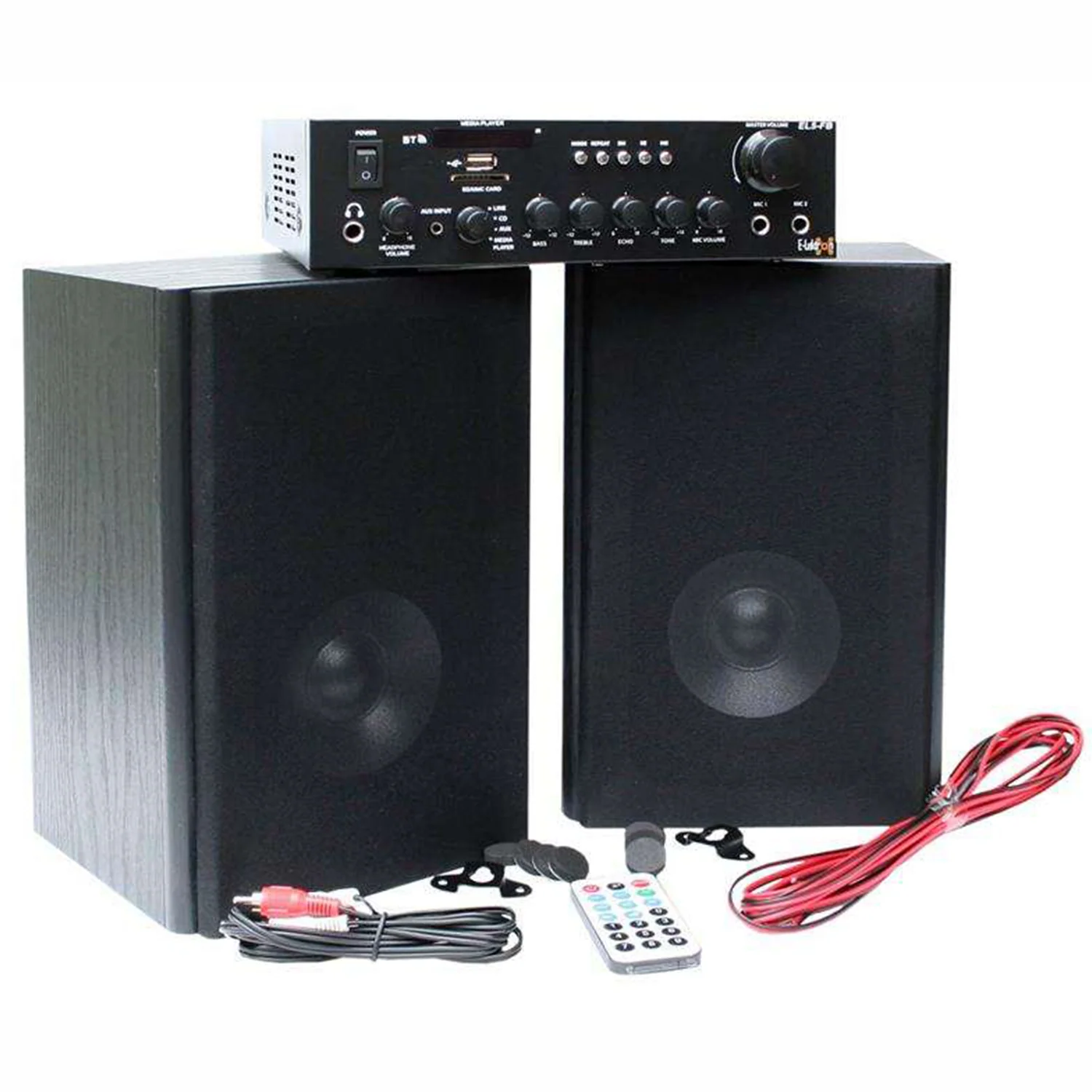 E-Lektron EAS5.5P 5.5 inch Bookshelf Speakers with Amplifier Set - Image 5