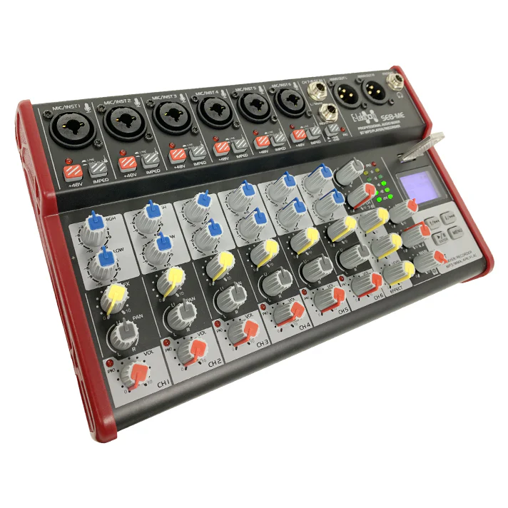 E-Lektron SE-8 Mixer with FX, Bluetooth and USB Audio Interface - Image 3