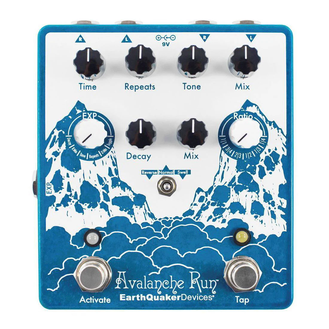 Earthquaker Devices Avalanche Run Stereo Delay Reverb  Effects Pedal - Image 3