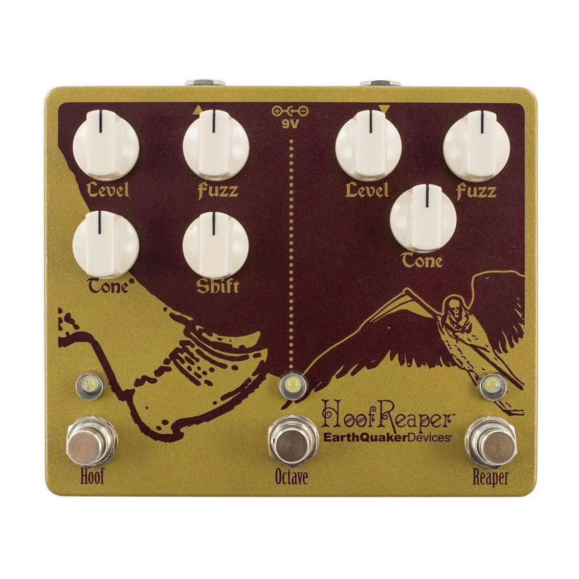 Earthquaker Devices Hoof Reaper Dual Fuzz V2 Effects Pedal - Image 2