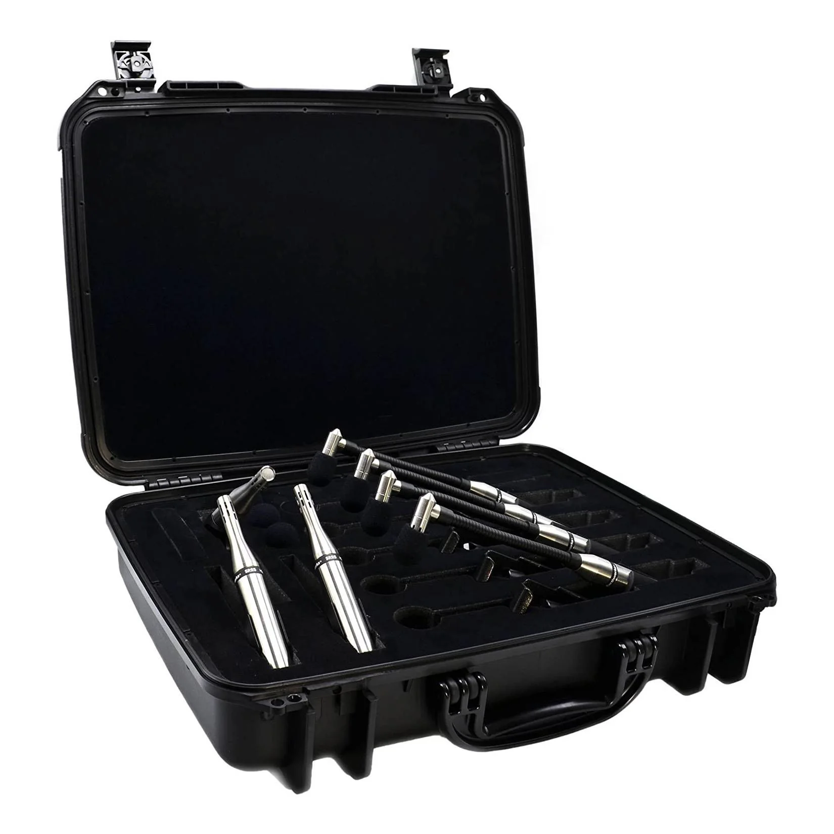 Earthworks Drum FullKit (inc. 3-SR25, 3-MC1, 4-DM20, 2-RM1, 1-KP1 & windscreens in Case) - Image 6