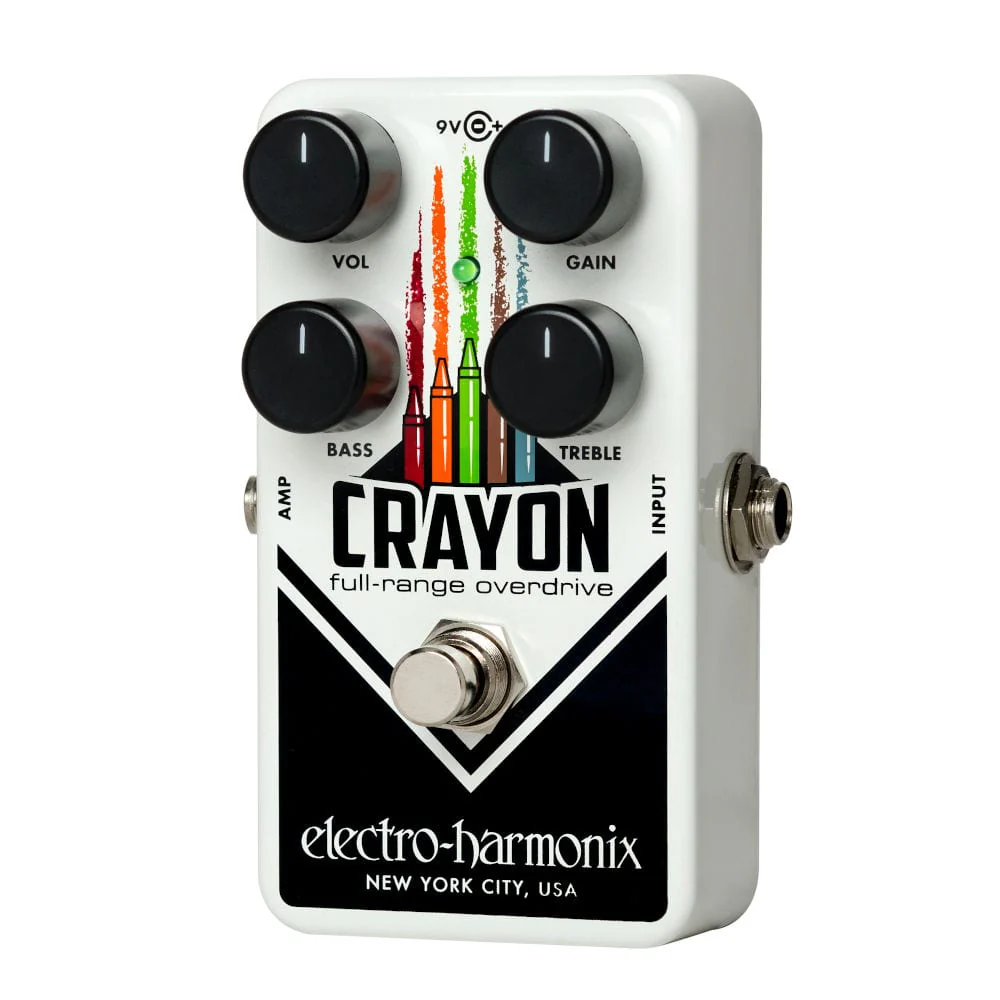 Electro-Harmonix Crayon Full Range Overdrive Guitar Effect Pedal - Image 2