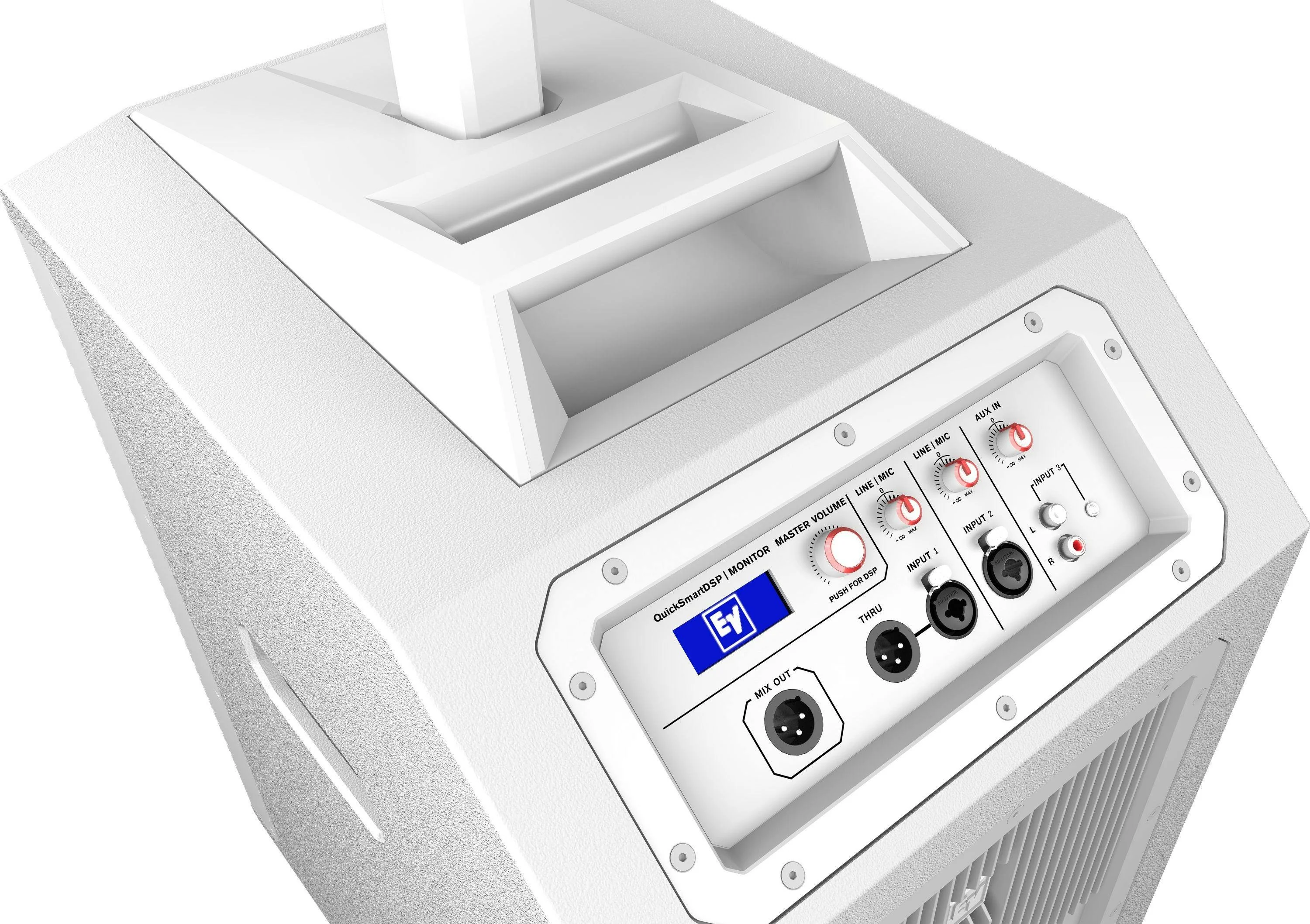 Electro-Voice Evolve 50 Portable Column PA Speaker System - White - Image 6