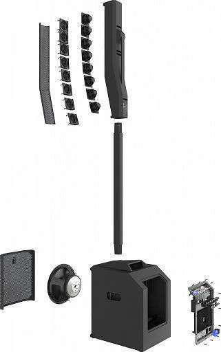Electro-Voice Evolve 50M Portable Column System with Mixer - Image 4