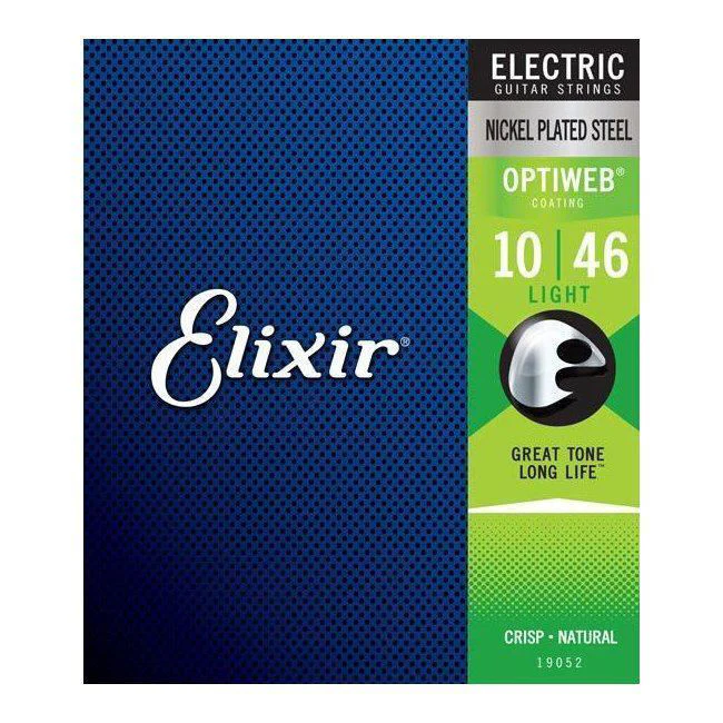 Elixir 10-46 Electric Guitar Strings OPTIWEB Coated Light Gauge - Image 2