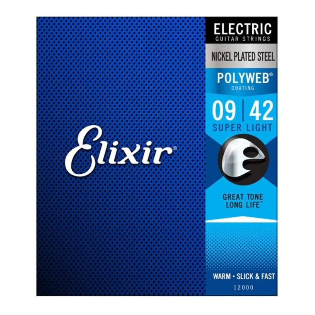 Elixir 12000 Electric Guitar Strings POLYWEB Super Light 9-42 - Image 2