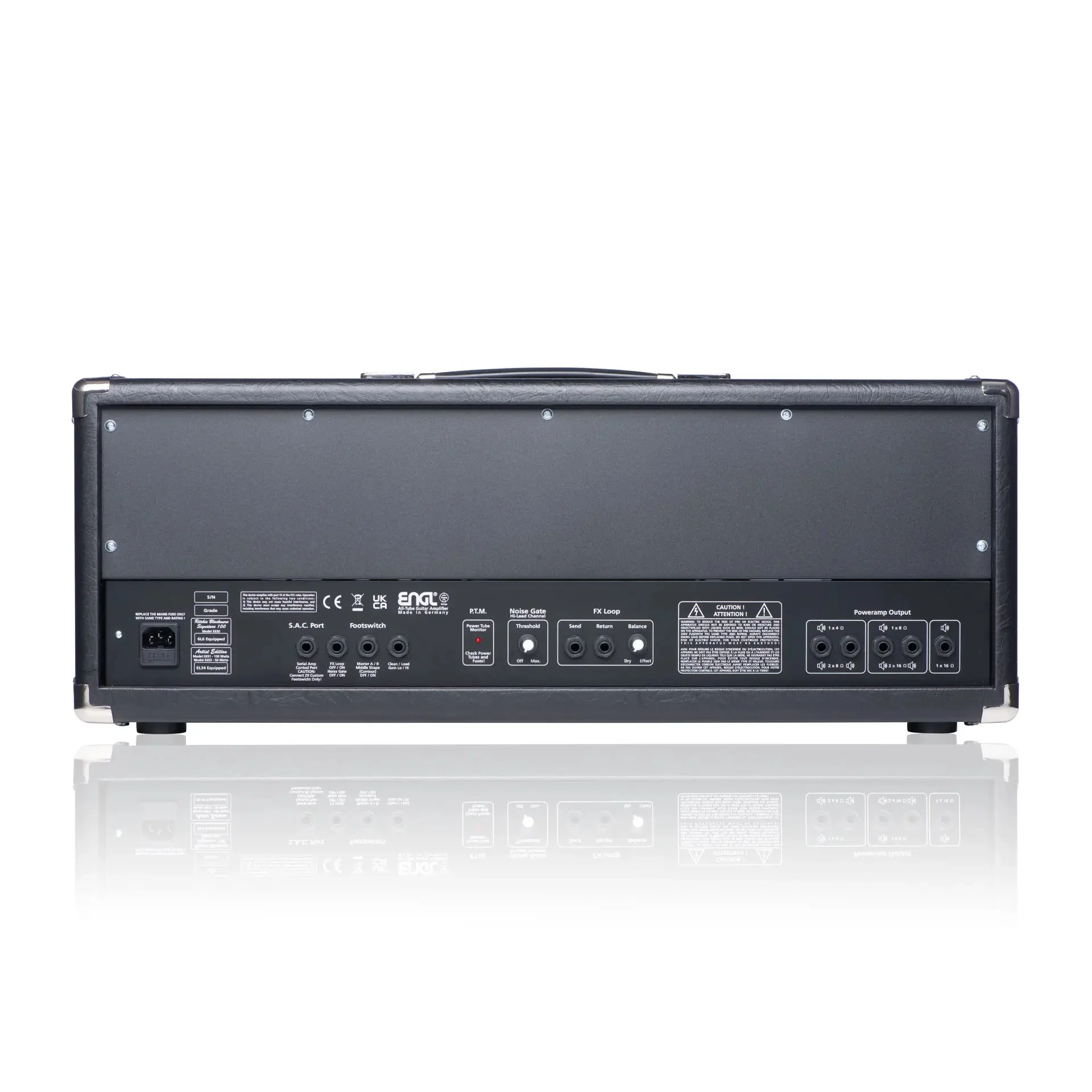 ENGL E651 Artist Edition 100 Blackout 100w Guitar Amp Head - Image 3