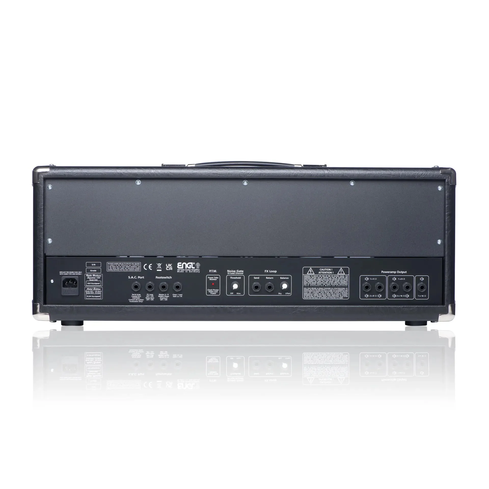 ENGL E653 Artist Edition 50 Blackout 50w Guitar Amp Head - Image 3