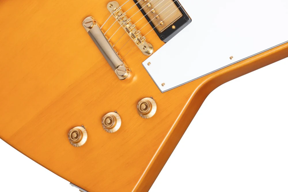 Epiphone 1958 Korina Explorer Electric Guitar - Aged Natural - Image 4