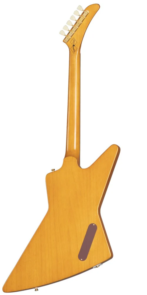 Epiphone 1958 Korina Explorer Electric Guitar -  Left Handed in Aged Natural - Image 4