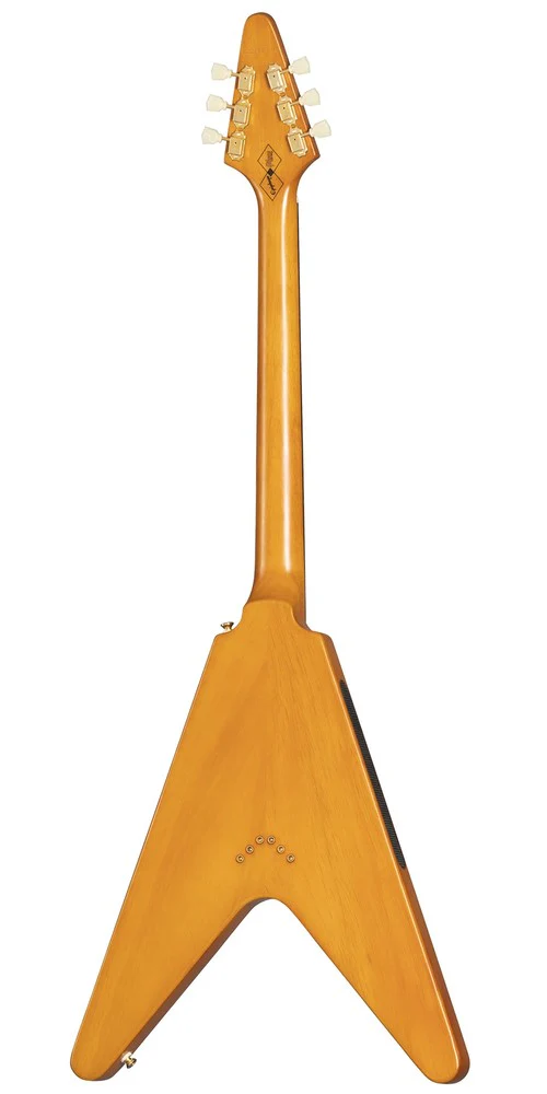 Epiphone 1958 Korina Flying V Electric Guitar - Left Handed in Aged Natural Finish - Image 8