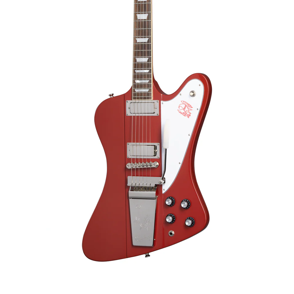 Epiphone 1963 Firebird V Maestro Electric Guitar in Ember Red - Image 4