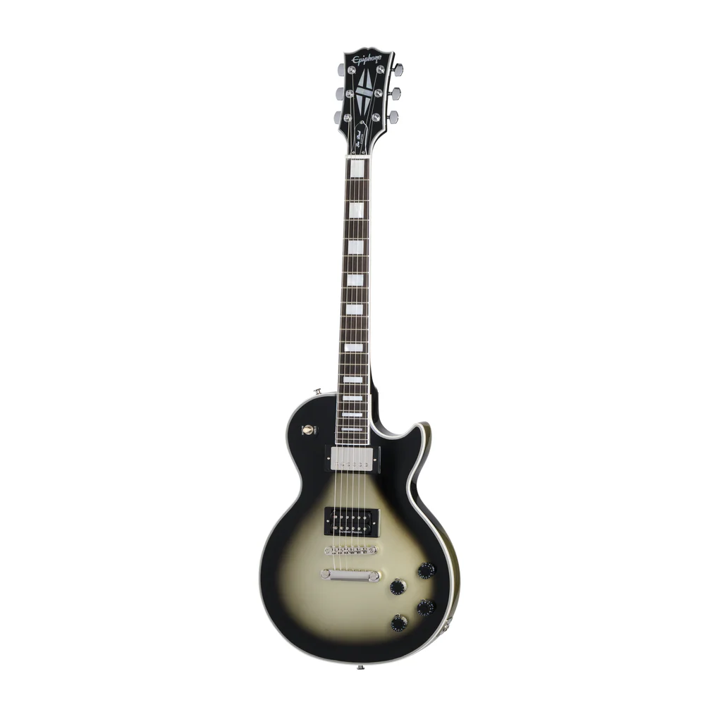 Epiphone Adam Jones 1979 Les Paul Custom in Antique Silverburst - Image 6
