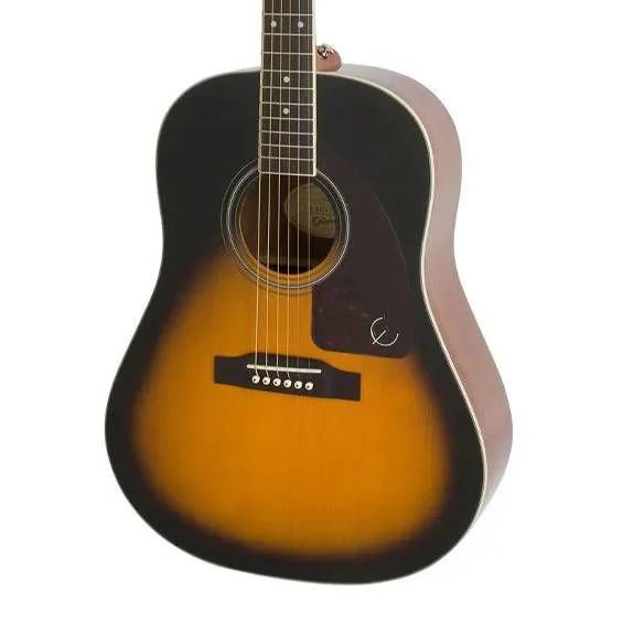Epiphone AJ-220S Acoustic Guitar in Vintage Sunburst - Image 2
