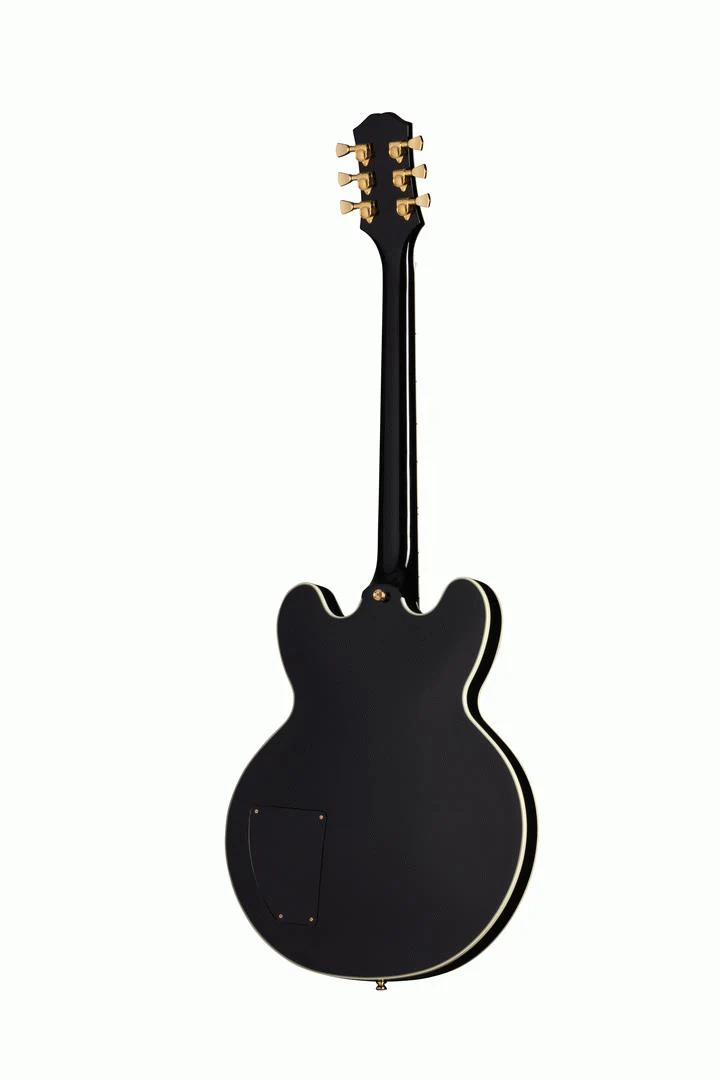 Epiphone B.B. King Lucille Semi-Hollow Body Electric Guitar with Epilite Case - Ebony - Image 12