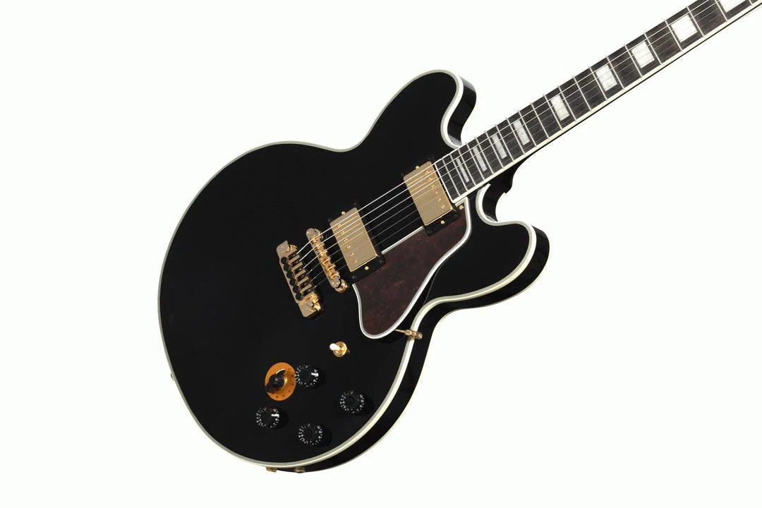 Epiphone B.B. King Lucille Semi-Hollow Body Electric Guitar with Epilite Case - Ebony - Image 4