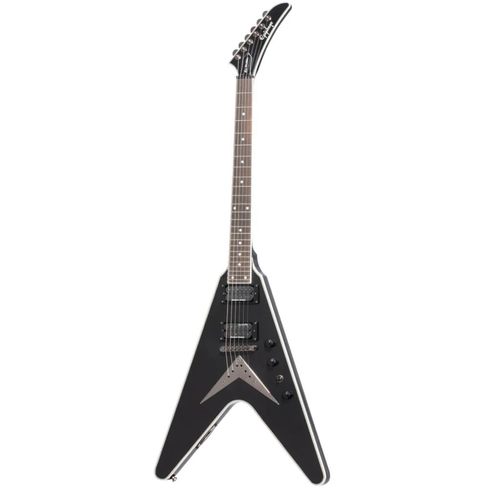Epiphone Dave Mustaine Flying V Custom Electric Guitar - Black Metallic