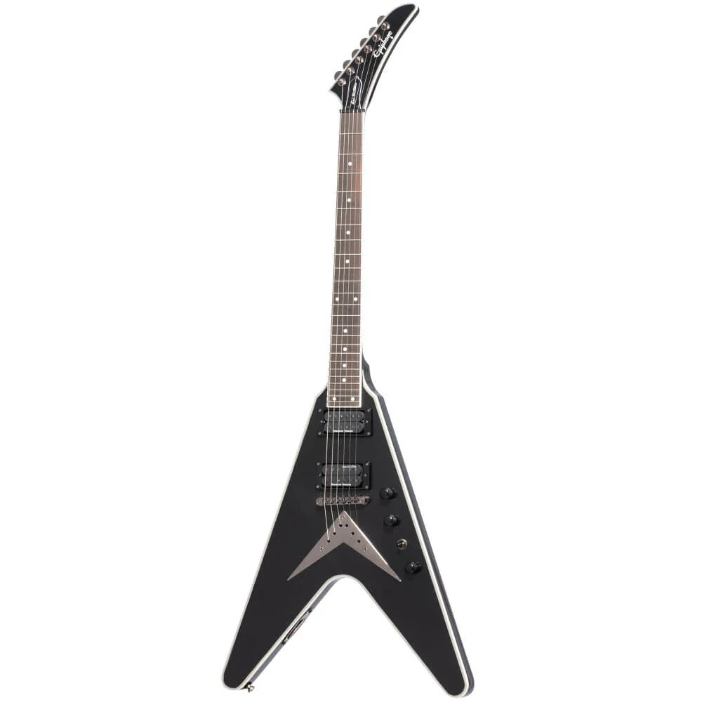 Epiphone Dave Mustaine Flying V Custom Electric Guitar - Black Metallic - Image 8
