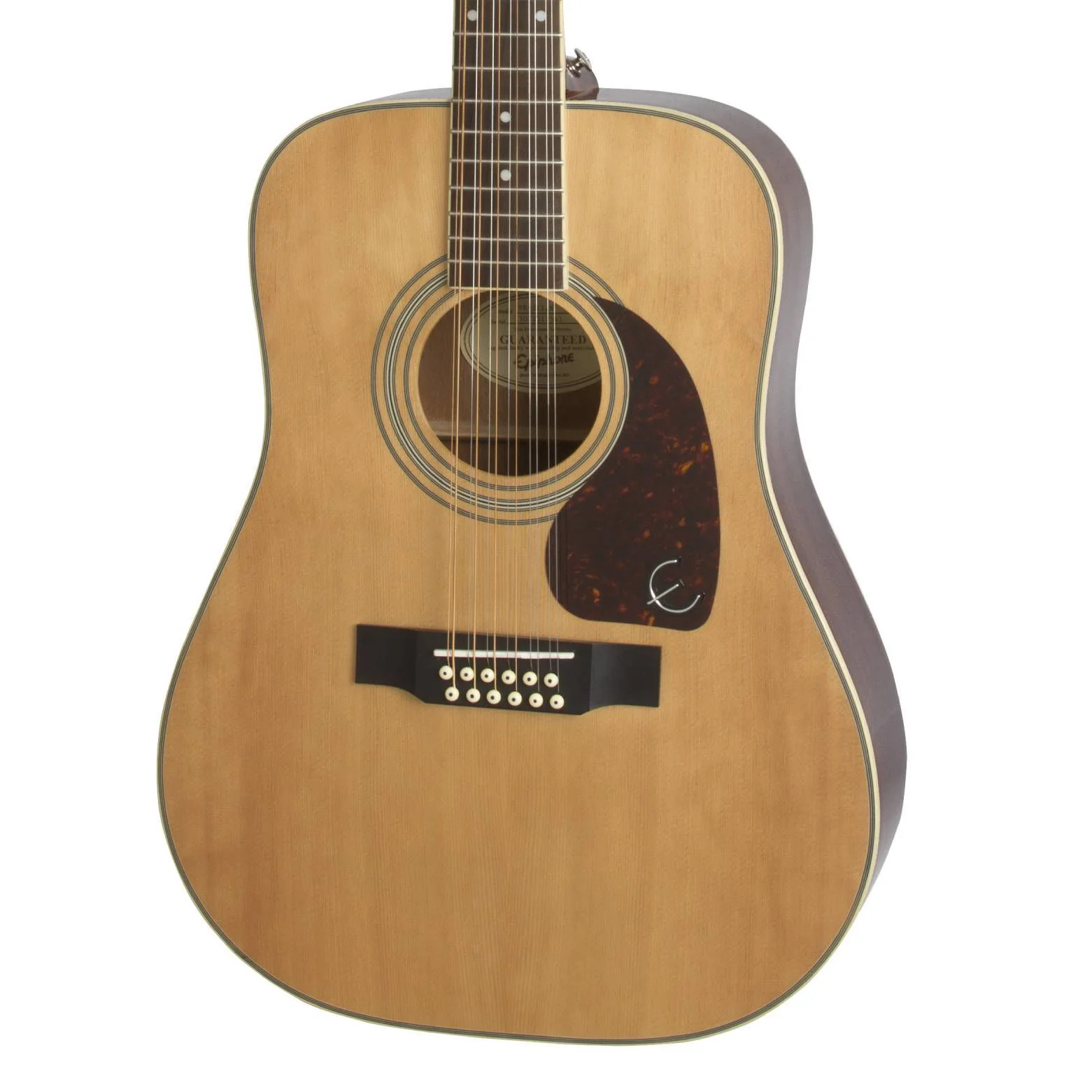 Epiphone DR-212 12-String Acoustic Guitar in Natural - Image 4
