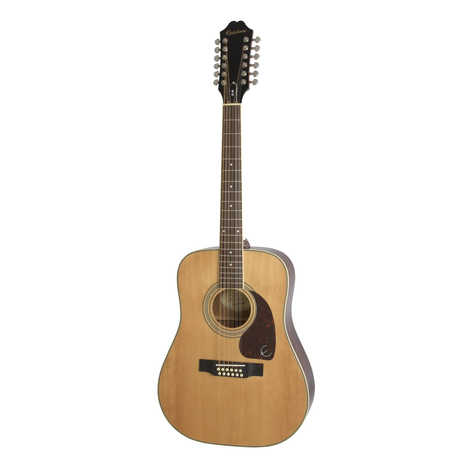 Epiphone DR-212 12-String Acoustic Guitar in Natural - Image 5