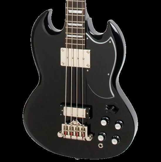 Epiphone EB-3 Bass Guitar - Ebony - Image 6