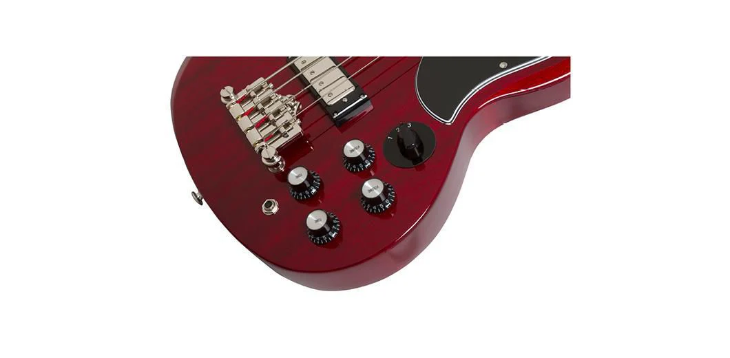 Epiphone EB-3 SG 4-String Bass Guitar in Cherry - Image 3