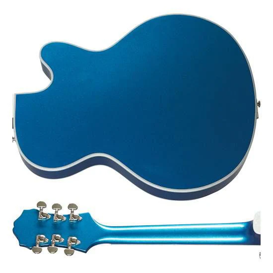 Epiphone Emperor Swingster Electric Guitar - Delta Blue Metallic - Image 4